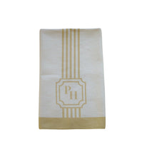 Load image into Gallery viewer, Panache Home Classic Stripe Beige Tea Towel and Dishcloth Set
