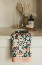 Load image into Gallery viewer, Mushroom Floral Tea Towel And Dish Cloth Set