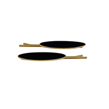Load image into Gallery viewer, Amelia Oval Slide Black