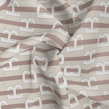 Load image into Gallery viewer, B is for Bow-tiful Tan and Cream
