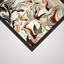 Load image into Gallery viewer, Marble Swirls in Black and Tan