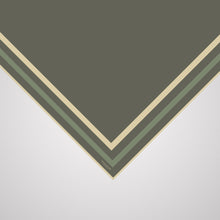 Load image into Gallery viewer, Classic Border Scarf - Olive