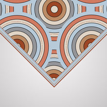 Load image into Gallery viewer, Circles  in Rust and Blue