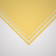 Load image into Gallery viewer, Classic Border Scarf - Yellow