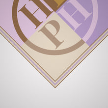 Load image into Gallery viewer, PH Classic Tan and Violet Colour Block
