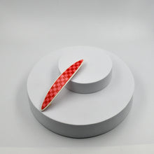 Load image into Gallery viewer, Maya Barrette Pink and Red Checker