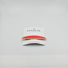Load image into Gallery viewer, Maya Barrette Pink and Red Checker