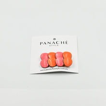 Load image into Gallery viewer, Celine side clip Orange & Pink