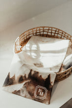 Load image into Gallery viewer, Misty Mountains Linen Tea Towel