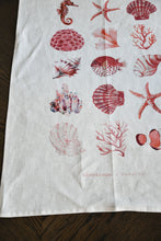 Load image into Gallery viewer, Coral Life Linen Tea Towel x Viktor + Vogue