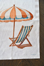Load image into Gallery viewer, Beach Chair Linen Tea Towel