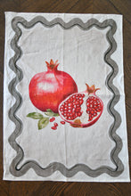 Load image into Gallery viewer, Pomegranates Linen Tea Towel