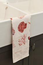 Load image into Gallery viewer, Coral Life Linen Tea Towel x Viktor + Vogue