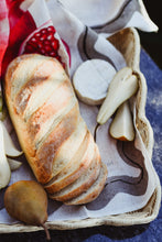 Load image into Gallery viewer, Pomegranates Linen Tea Towel