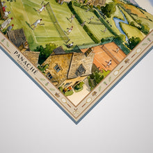 Load image into Gallery viewer, Games on the Green Silk Scarf