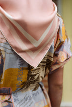 Load image into Gallery viewer, Classic Border Scarf - Light Pink