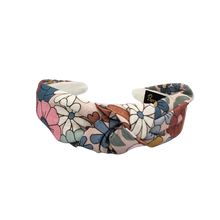 Load image into Gallery viewer, Sage linen floral headband
