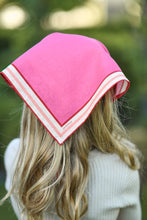 Load image into Gallery viewer, Color Block Pink and Purple Panache Pettie Scarf