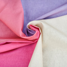 Load image into Gallery viewer, Color Block Pink and Purple Panache Pettie Scarf