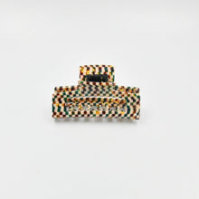 Load image into Gallery viewer, Large Claw Clip Multi Checker