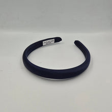 Load image into Gallery viewer, Satin Headband Dark Navy