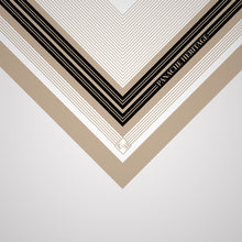 Load image into Gallery viewer, Geometrical Fusion in Beige and Black
