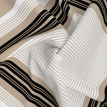 Load image into Gallery viewer, Geometrical Fusion in Beige and Black