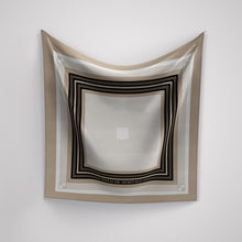 Load image into Gallery viewer, Geometrical Fusion in Beige and Black
