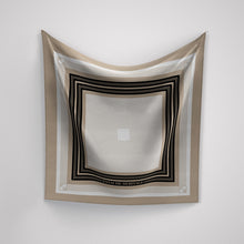 Load image into Gallery viewer, Geometrical Fusion in Beige and Black