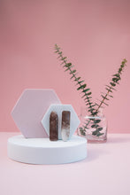 Load image into Gallery viewer, Brown watercolour resin alligator clips