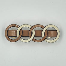 Load image into Gallery viewer, Going in circles Barrette Tan

