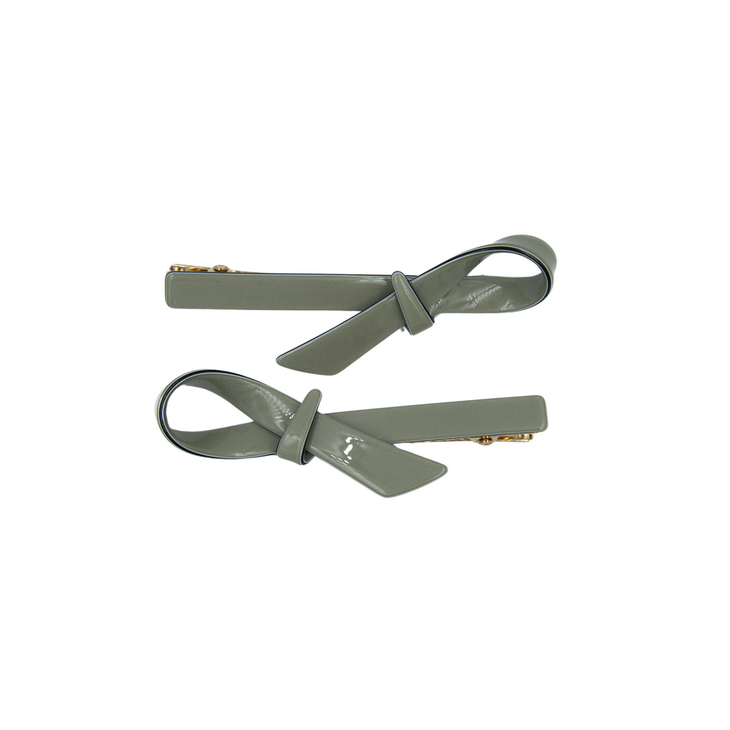 Summer Bow Clips Sage