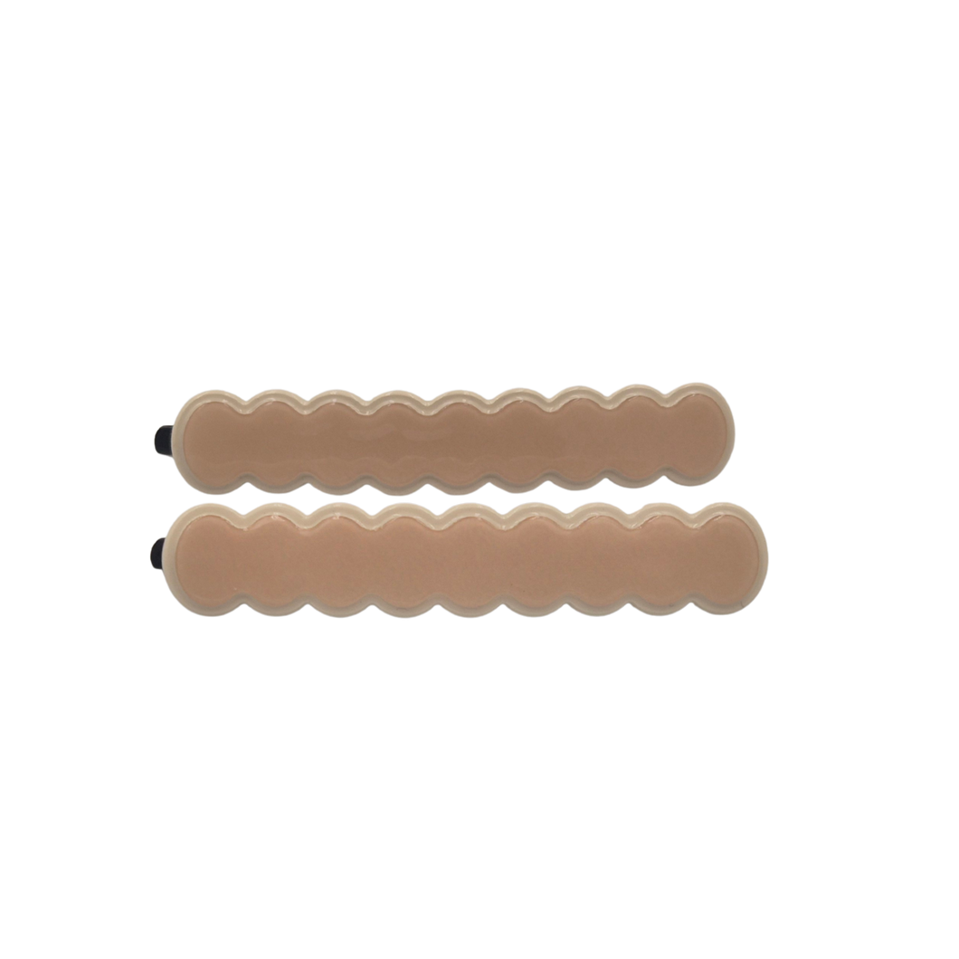 Laura Cloud Slides Beige and Cream
