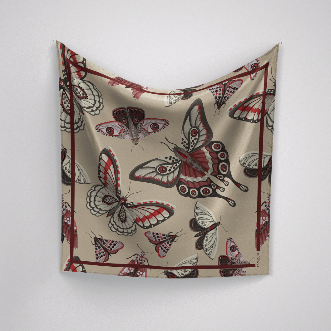 Whimsical Wings in Beige