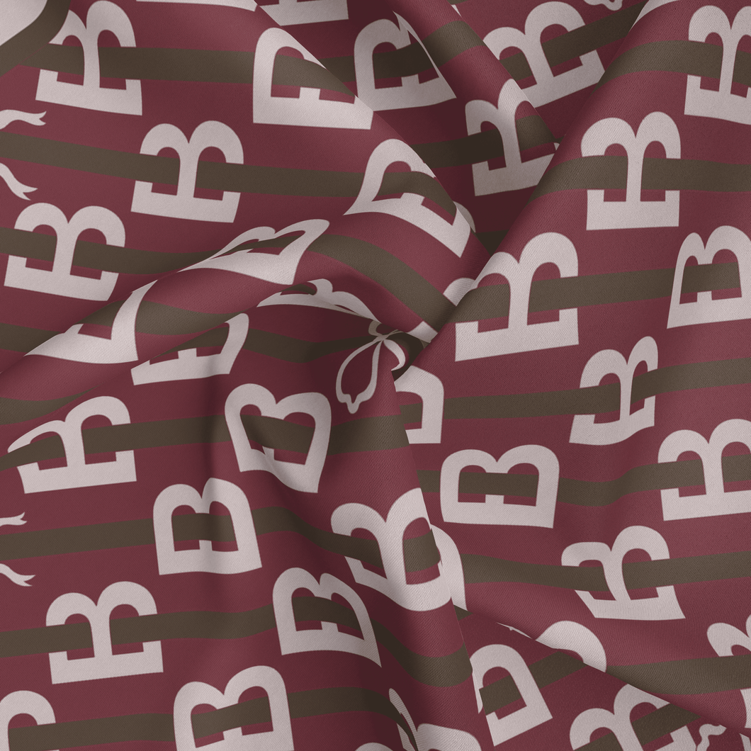 B is for Bow-tiful Wine and Brown