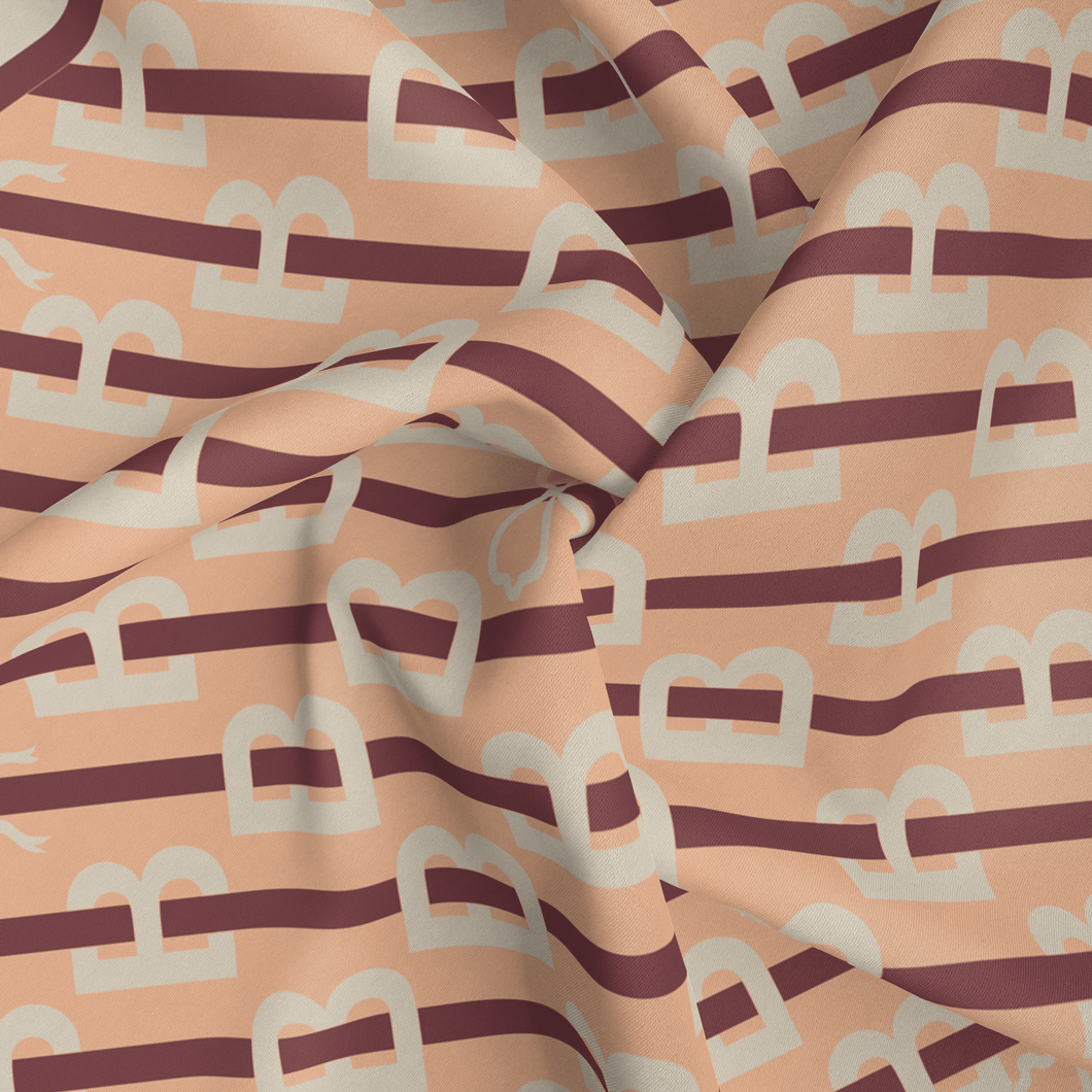 B is for Bow-tiful Peach and Wine