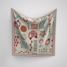 Load image into Gallery viewer, Rustic Abstract Prints in Cream
