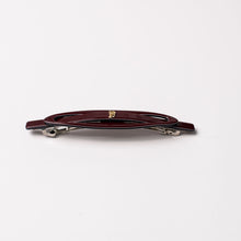 Load image into Gallery viewer, Eliza Barrette Clip Burgundy
