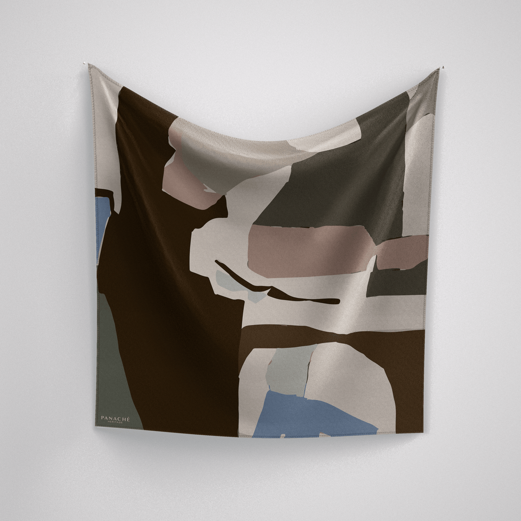 Art collective in olive and beige