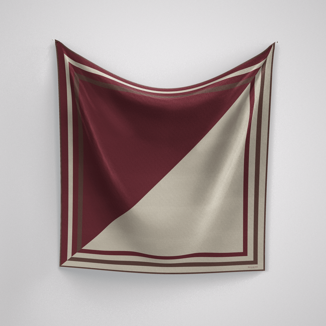 Petite Two Way Colour Burgundy + Cream