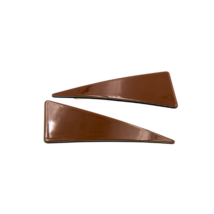 Loretta Triangle Clips Rust