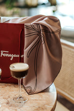 Load image into Gallery viewer, Trellis-Bow Tiyâ Mocha Mousse
