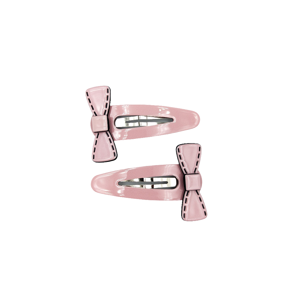 Bowtelle Snap Clips Baby Pink