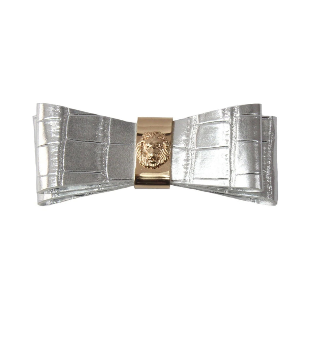 Orla leather bow