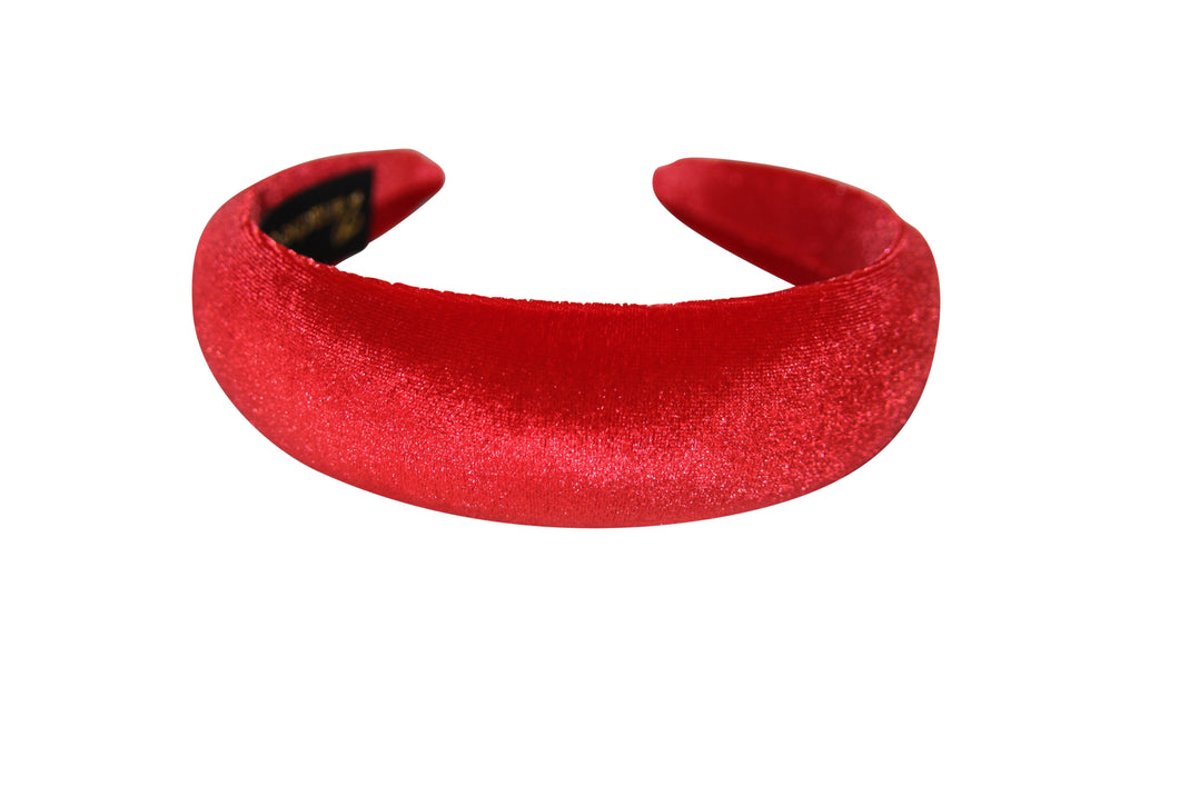 Panache Style Plain Headband Red